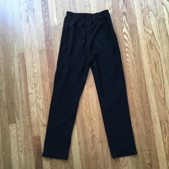 Vintage A La Mode by Xiao Black Rayon Nylon Pants M - Picture 2 of 5